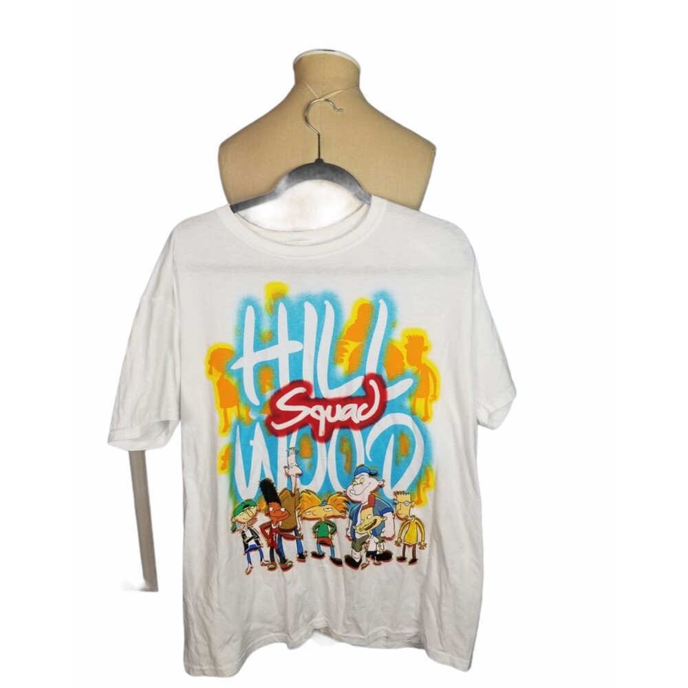 New Nickelodeon Hey Arnold Squad White M